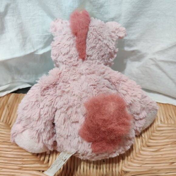 Demdaco Nat and Jules Plush Unicorn Pink 13" Stuffed Animal Toy Soft Pastel - Picture 4 of 6